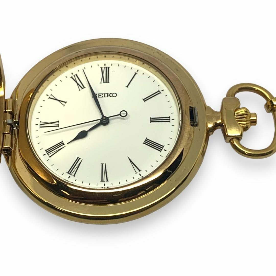 SEIKO - 美品 SEIKO 懐中時計 ゴールド 7N21-0A00 電池交換済の通販 by
