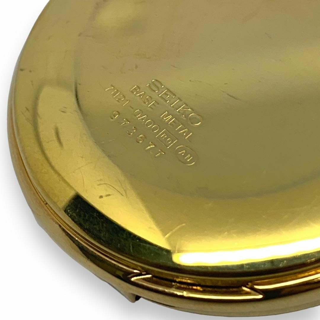 SEIKO(セイコー)の美品　SEIKO　懐中時計　ゴールド　7N21-0A00　電池交換済 メンズの時計(その他)の商品写真