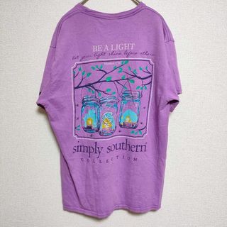 【simply southern】プリントTシャツ（M）バックプリント 輸入古着(Tシャツ(半袖/袖なし))