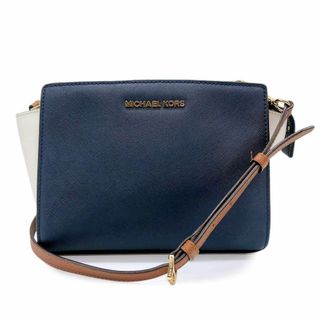 マイケルコース(Michael Kors)のMICHAEL KORS マイケルコース ショルダーバッグ ネイビー×ホワイト(ショルダーバッグ)