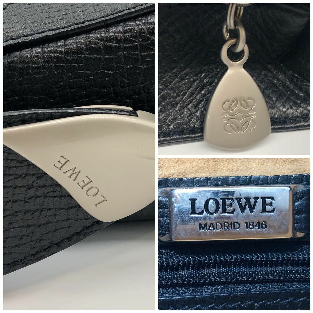 LOEWE - LOEWE ロエベ ショルダーバッグ ブラック レザー 黒の通販 by