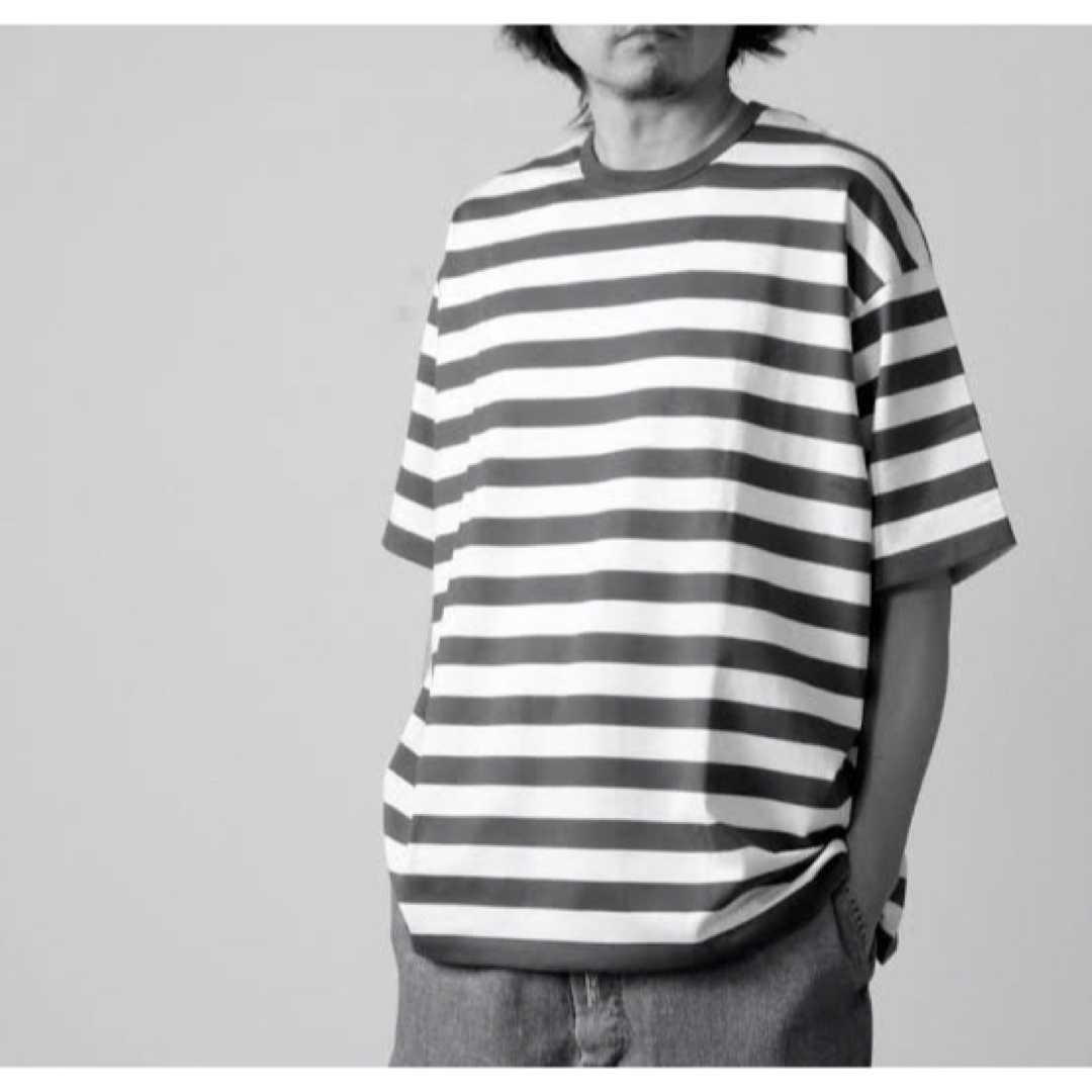 Graphpaper - Graphpaper グラフペーパー Border S/S Pocket Teeの通販