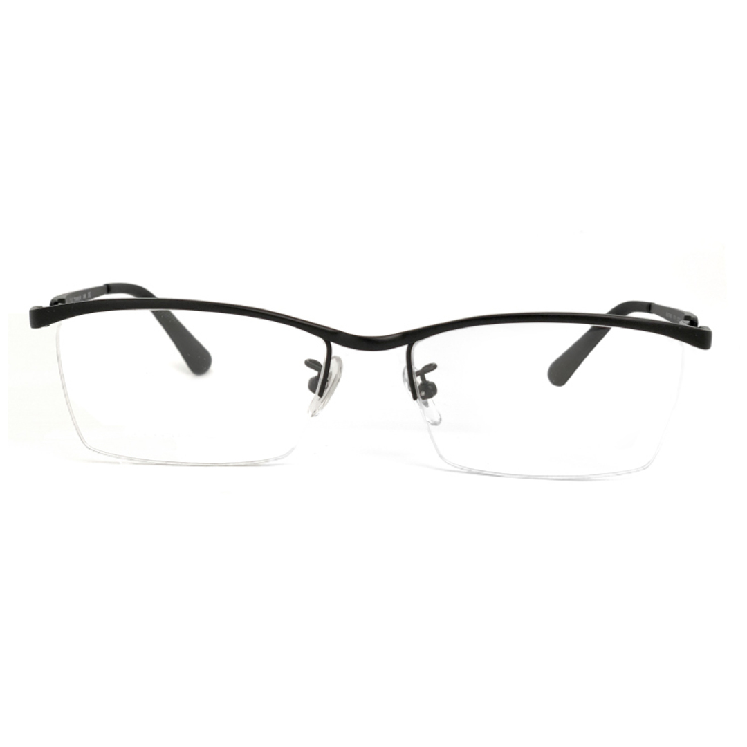 【新品】 レイバン 眼鏡 rx8746d 1074 55mm メガネ Ray-Ban チタン フレーム 黒ぶち めがね メンズ rb8746d ナイロール 1