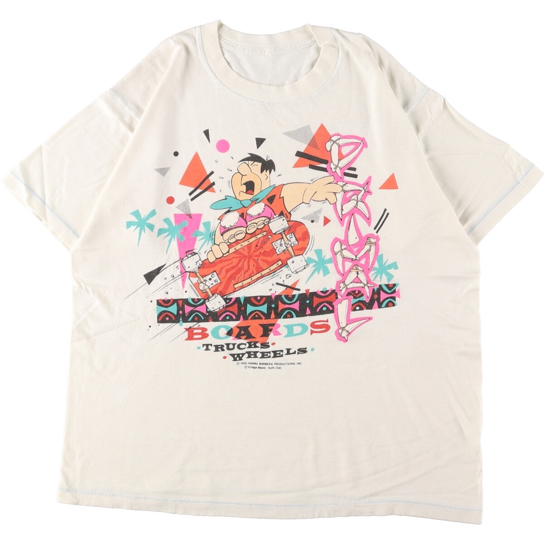 80年代 Hanna Barbera ハンナ バーベラ キャラクタープリントTシャツ メンズM ヴィンテージ /eaa367101