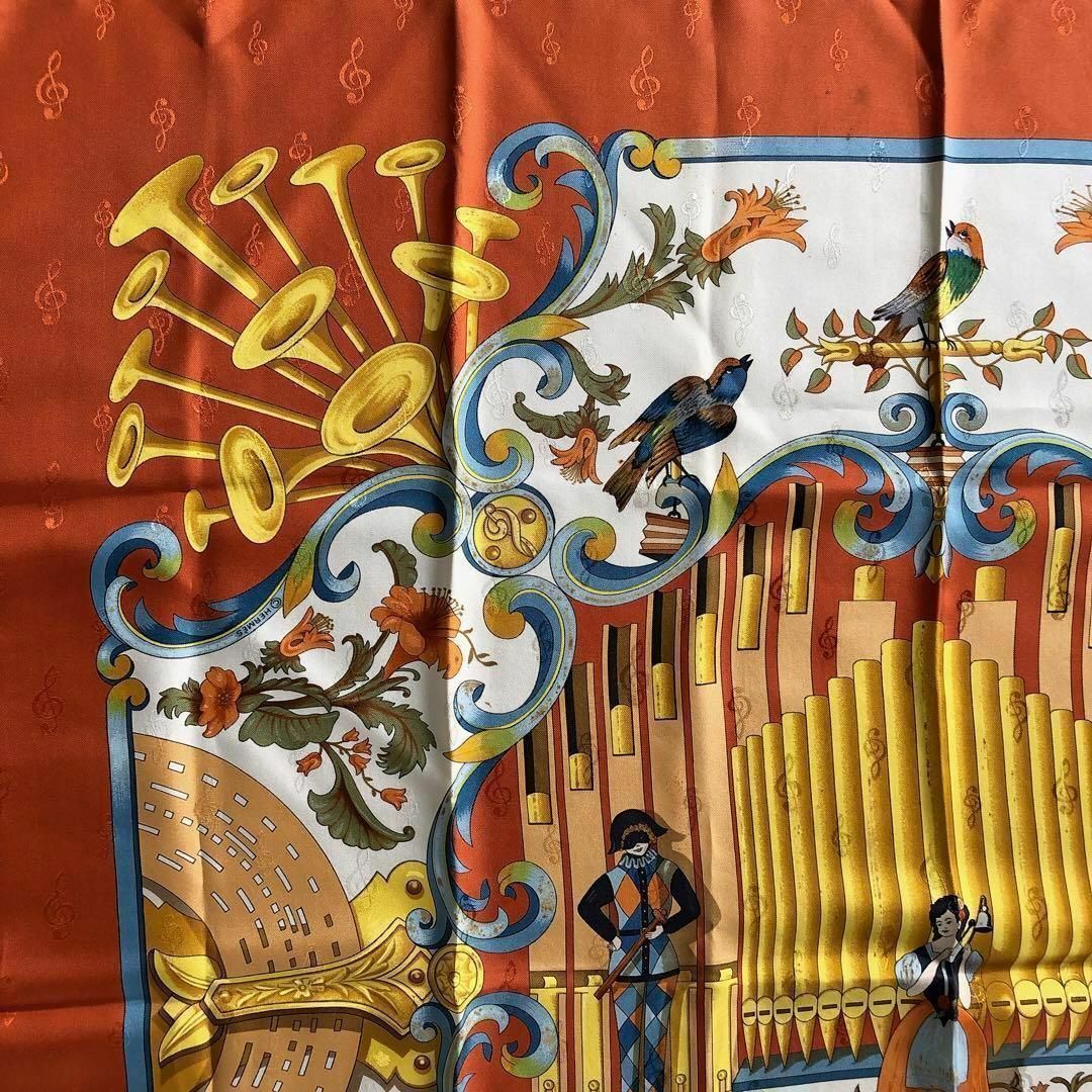 Hermes - HERMES エルメス スカーフ カレ90 パイプオルガンと機械