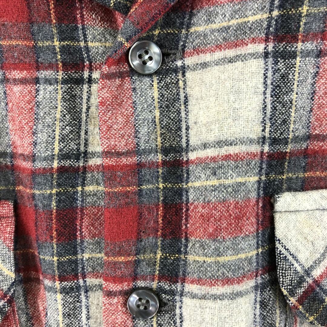 PENDLETON - 古着 70年代 ペンドルトン PENDLETON チェック柄 オープン