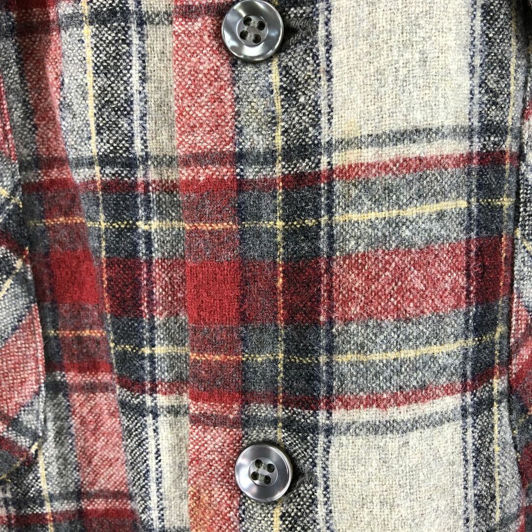 PENDLETON - 古着 70年代 ペンドルトン PENDLETON チェック柄 オープン