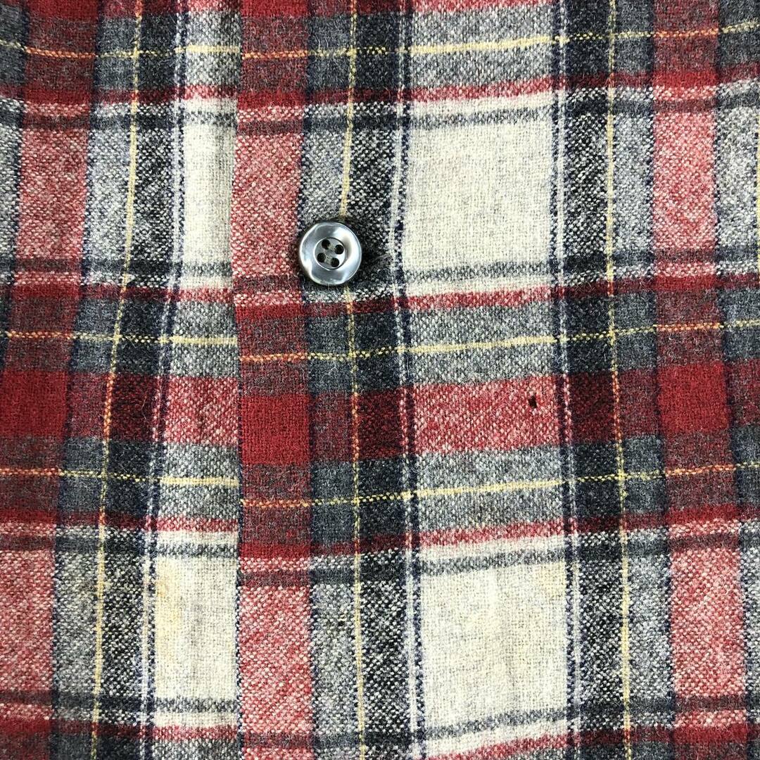 PENDLETON - 古着 70年代 ペンドルトン PENDLETON チェック柄 オープン