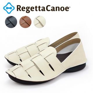 リゲッタカヌー(Regetta Canoe)のリゲッタカヌー　バブーシュ　レディースM アイボリー(サンダル)