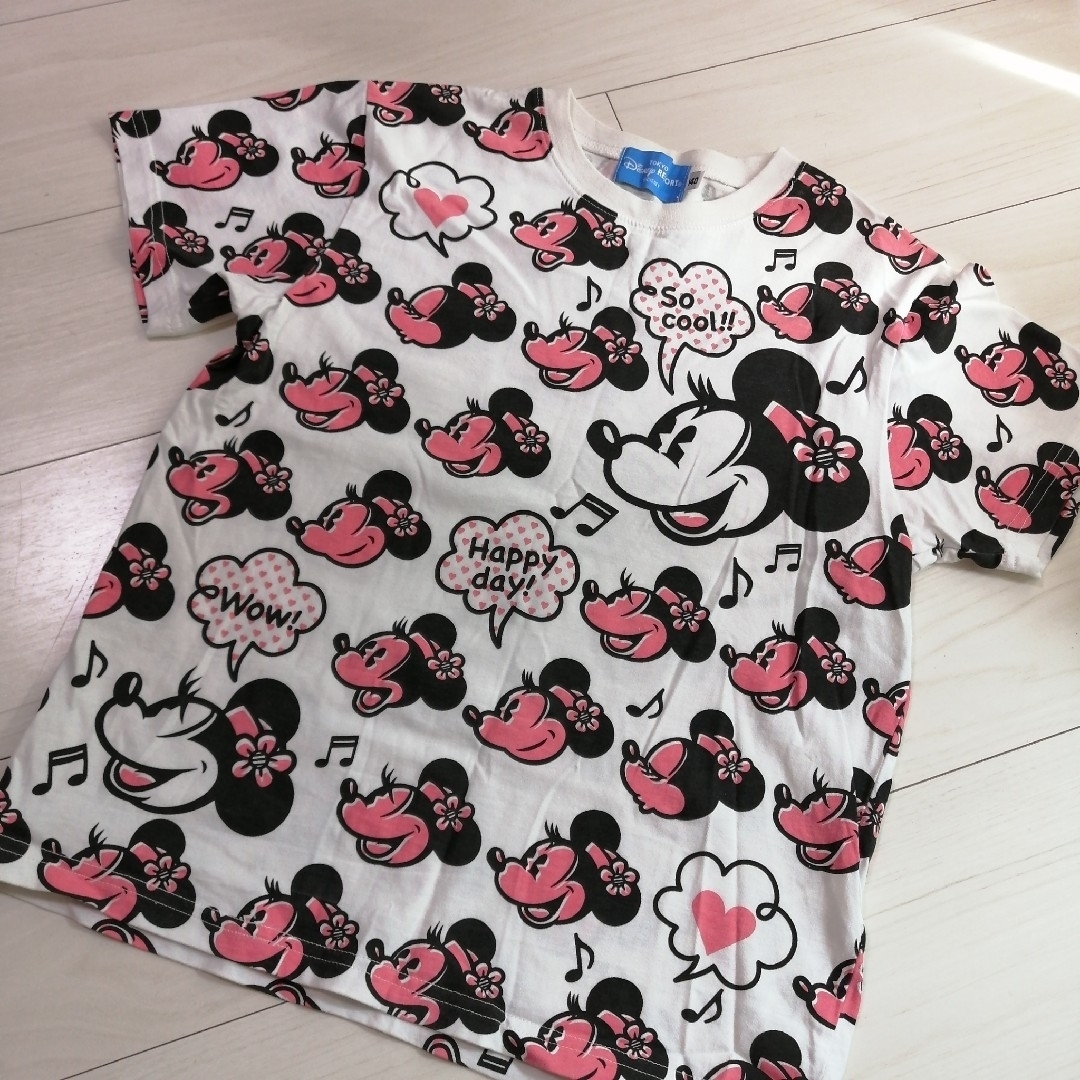 Disney(ディズニー)の東京ディズニーランド　Tシャツ　ミニー　140 キッズ/ベビー/マタニティのキッズ服女の子用(90cm~)(Tシャツ/カットソー)の商品写真