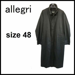 allegri アレグリ　Ｍ　コート　黒　ウール　100% ＩＴＡＬＹ　90s