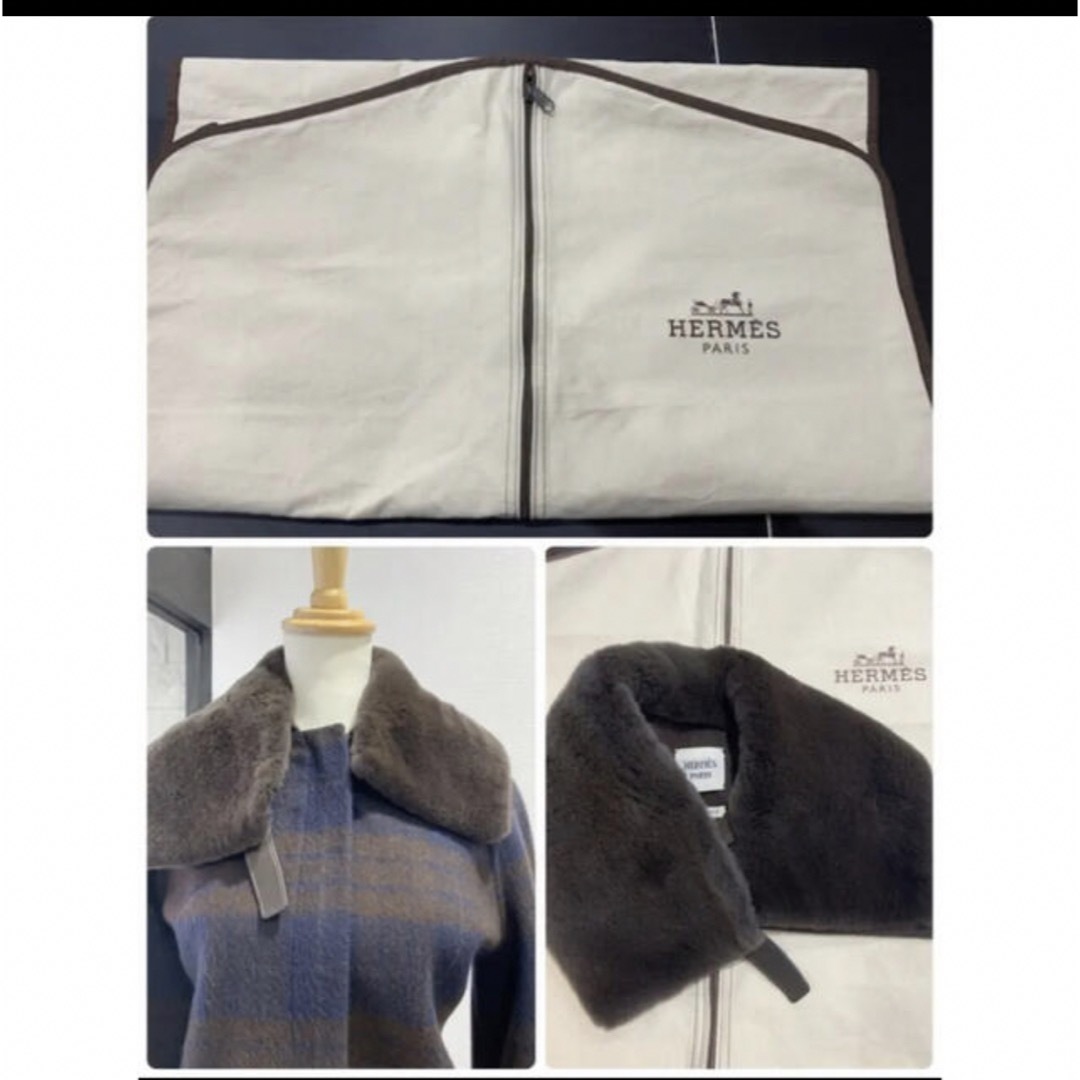 Hermes - 逸品 数回 定価95万 エルメス 最高峰ミンク カシミア