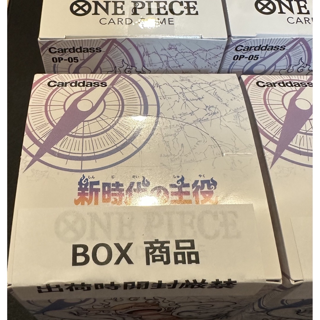 ワンピースカード 新時代の主役 OP-05 4box 新品未開封 テープ付