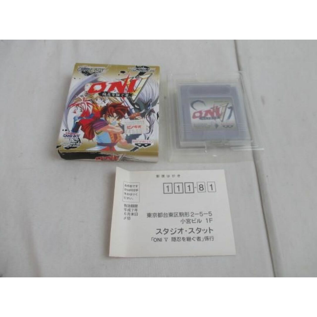 中古】GB オニ5 隠忍を継ぐ者＊ゲームボーイソフト(箱説付)