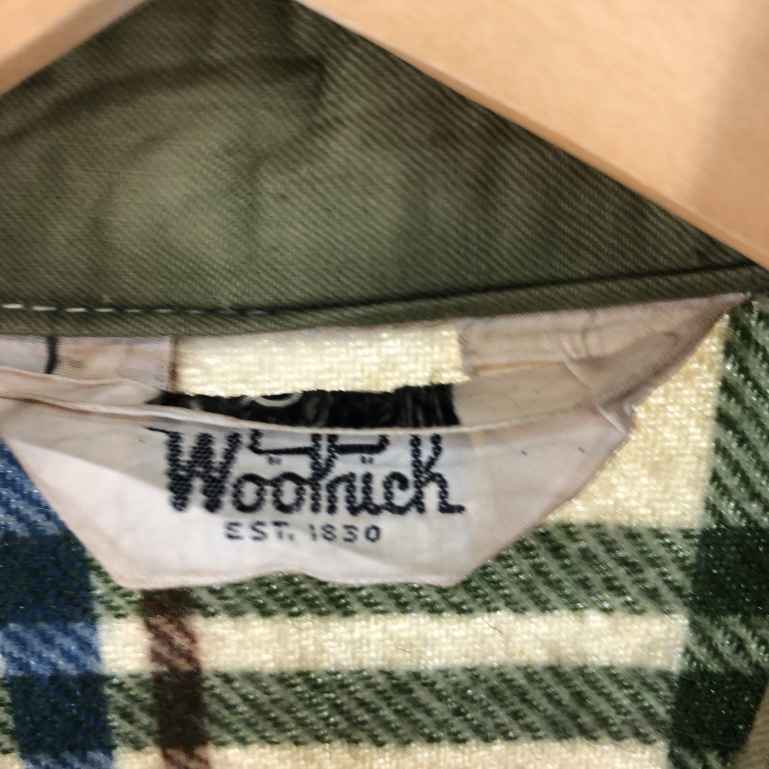 WOOLRICH(ウールリッチ)の古着 70年代 ウールリッチ WOOLRICH チェック柄 ウールボックスシャツ メンズL ヴィンテージ /eaa366661 メンズのトップス(シャツ)の商品写真