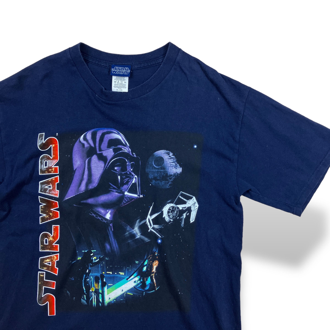 00s STAR WARS スターウォーズ ダースベイダー Tシャツ ネイビー