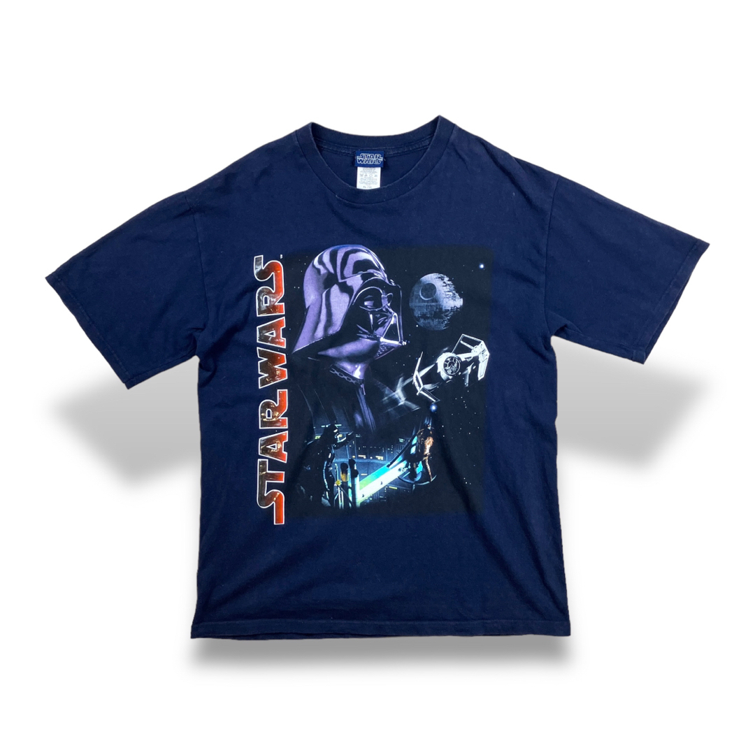 00s STAR WARS スターウォーズ ダースベイダー Tシャツ ネイビー