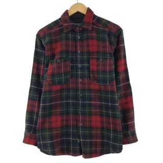 ウールリッチ(WOOLRICH)の古着 80年代 ウールリッチ WOOLRICH チェック柄 ウールシャツ USA製 メンズM ヴィンテージ /eaa366646(シャツ)