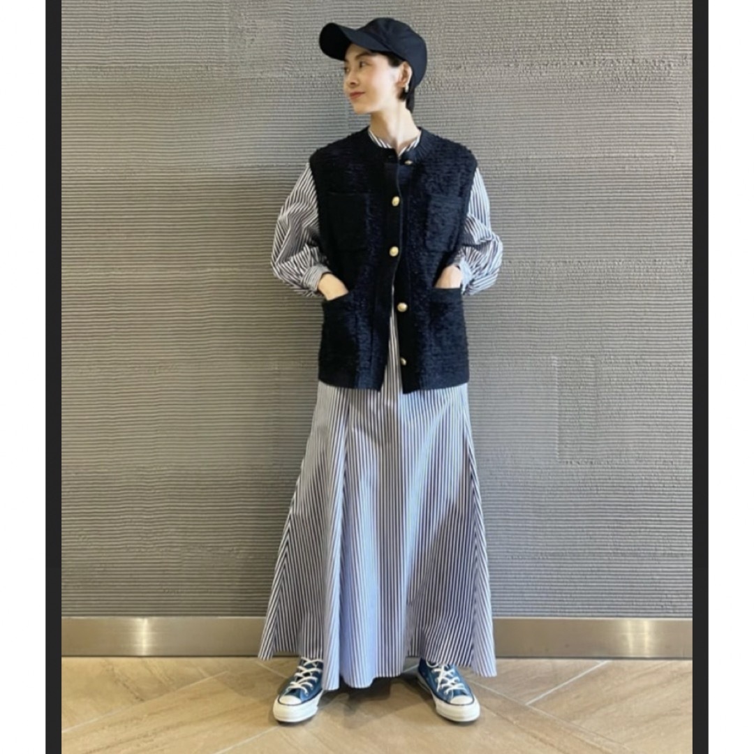 UNITED ARROWS green label relaxing(ユナイテッドアローズグリーンレーベルリラクシング)のhiro様専用　UNITEDARROWSgreenlabel ツイードジレ レディースのトップス(ベスト/ジレ)の商品写真