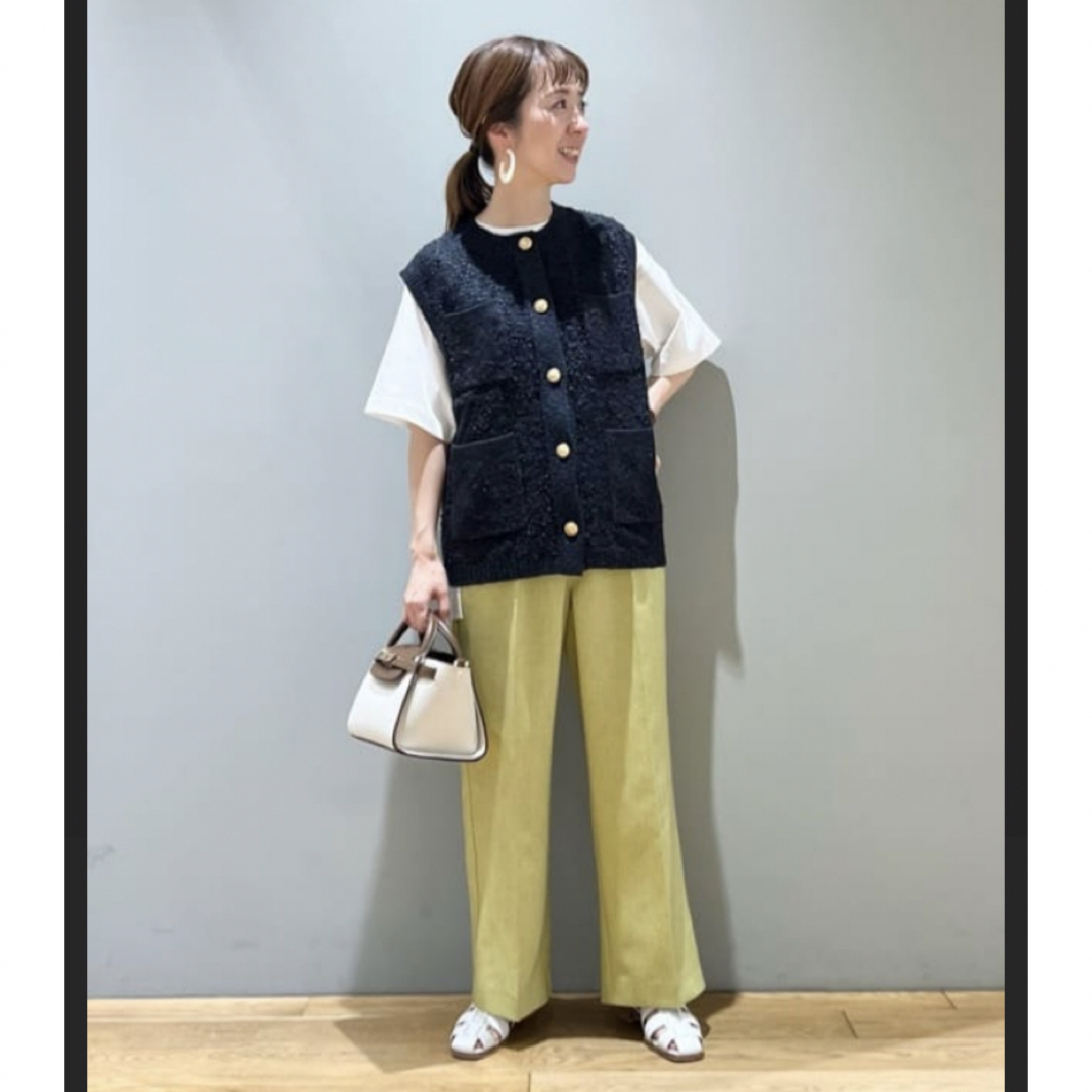 UNITED ARROWS green label relaxing(ユナイテッドアローズグリーンレーベルリラクシング)のhiro様専用　UNITEDARROWSgreenlabel ツイードジレ レディースのトップス(ベスト/ジレ)の商品写真