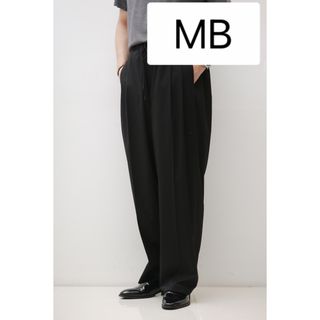 エムビー(MB)のMBワイドスラックス(ドウギ入門)黒　Sサイズ(スラックス)