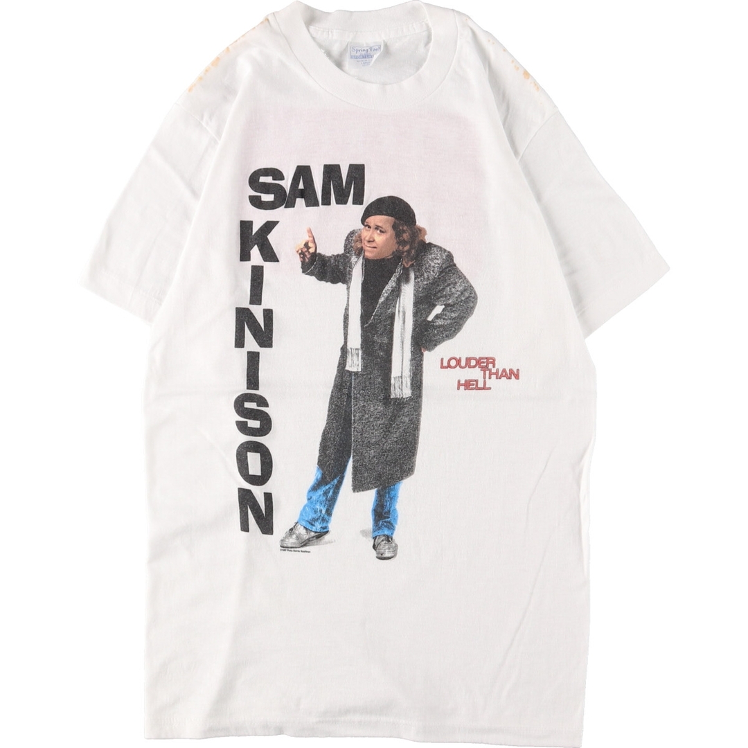 80年代 Spring Ford Sam Kinison サム キニスン 偉人Tシャツ USA製 メンズS ヴィンテージ /eaa363488