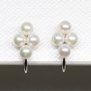 ミキモト(MIKIMOTO)のミキモト ベビーパール イヤリング シルバー(イヤリング)