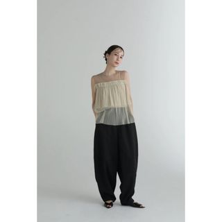 トゥデイフル(TODAYFUL)の【新品】louren tulle pleats tiered tops(シャツ/ブラウス(半袖/袖なし))