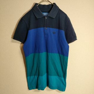 アディダス(adidas)の【adidas】90s 00s ポロシャツ（XS）グラデーション トリコロール(ポロシャツ)