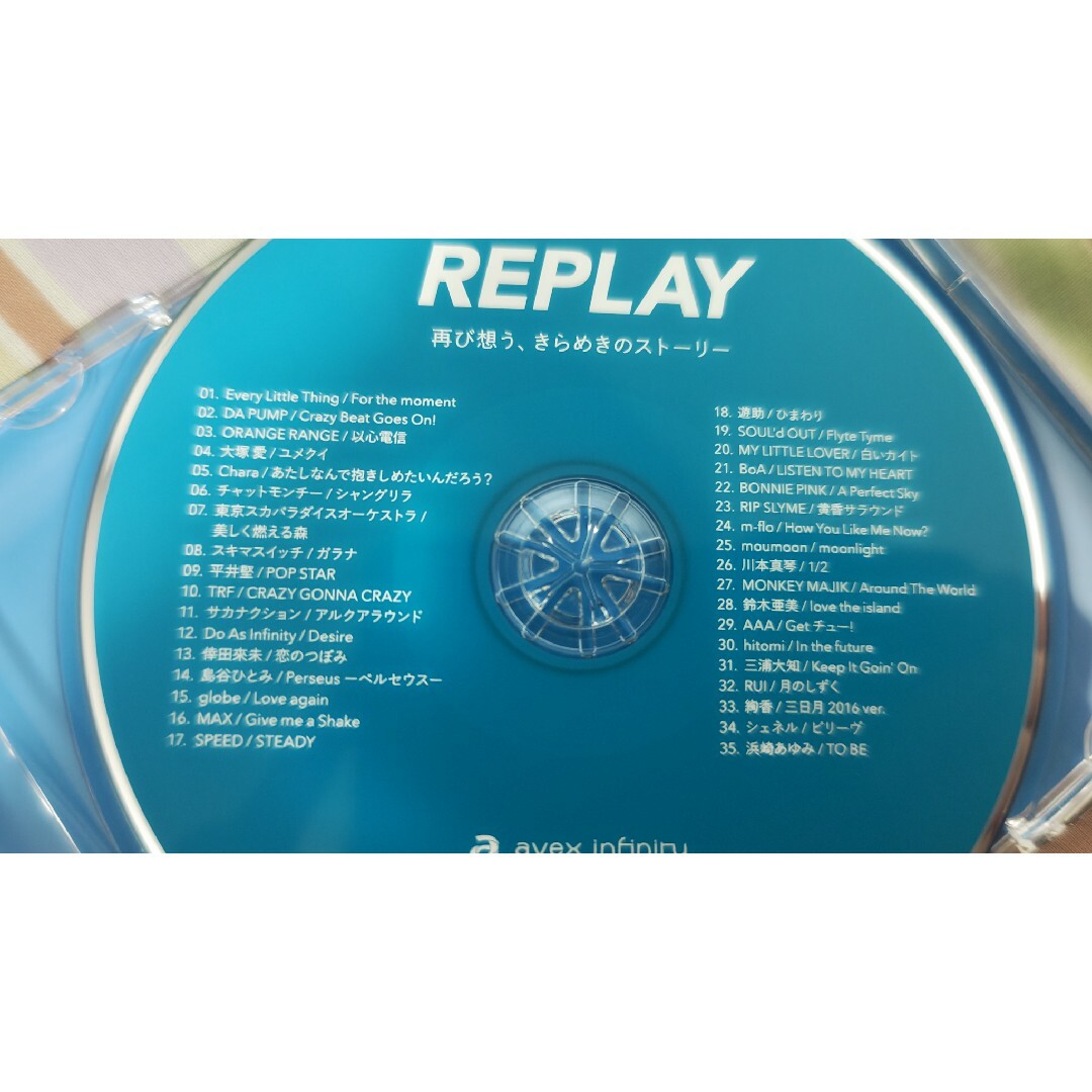 avex(エイベックス)の【CD】「REPLAY～再び想う,きらめきのストーリー～」 エンタメ/ホビーのCD(ポップス/ロック(邦楽))の商品写真