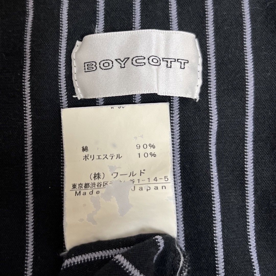 BOYCOTT(ボイコット)のノンスリーブカットソー レディースのトップス(カットソー(半袖/袖なし))の商品写真