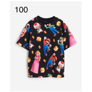 エイチアンドエム(H&M)の新品未開封　スーパーマリオ　Tシャツ　100-105(Tシャツ/カットソー)