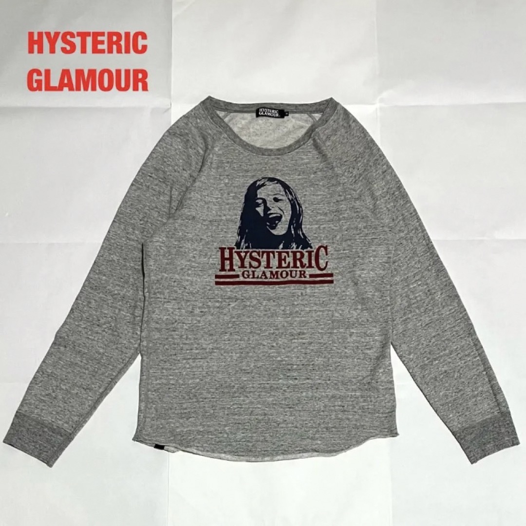 【人気】HYSTERIC GLAMOUR　ロンT　ヒスガール　ラグランスリーブ