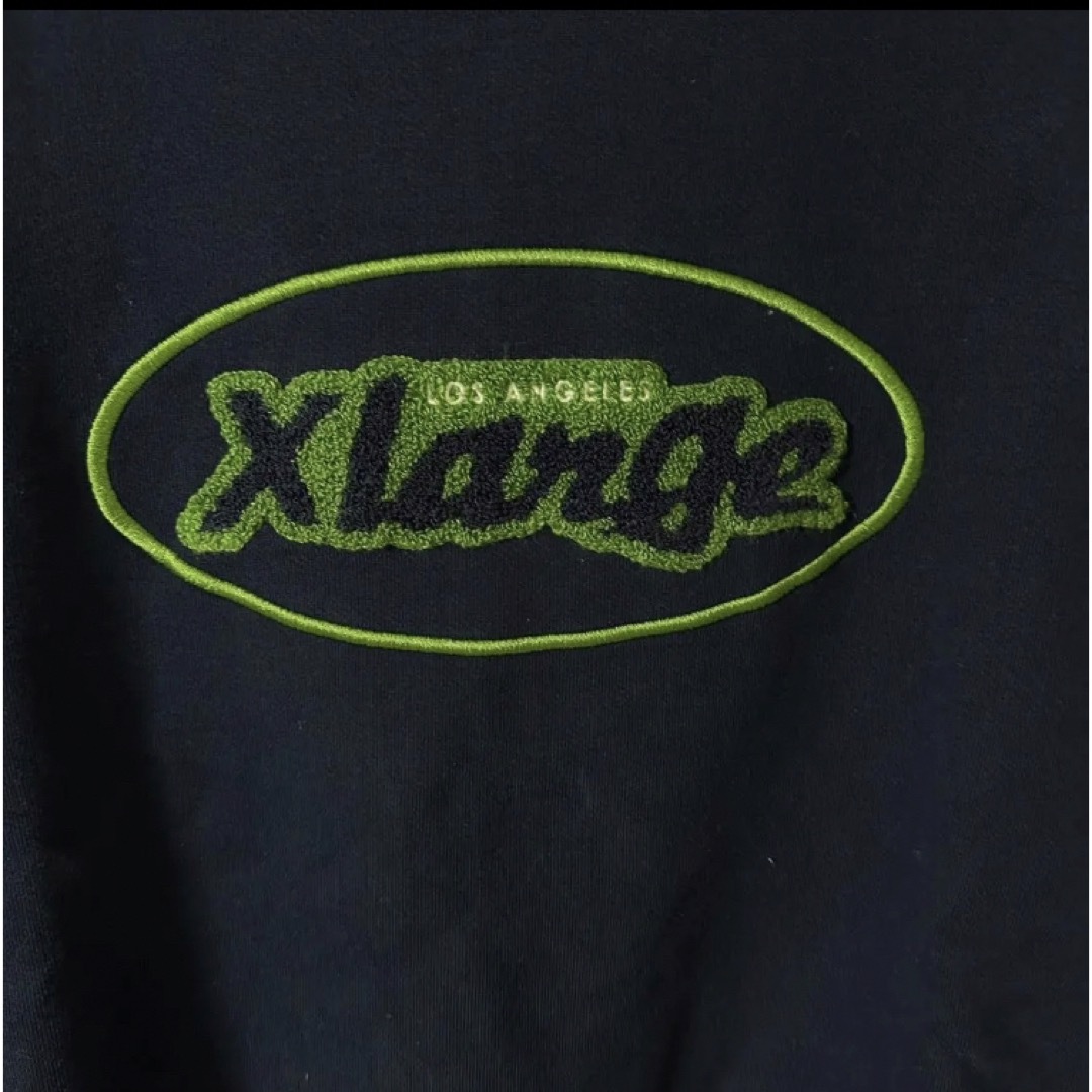 XLARGE エクストララージ スウェット L パイルロゴ センターロゴ-
