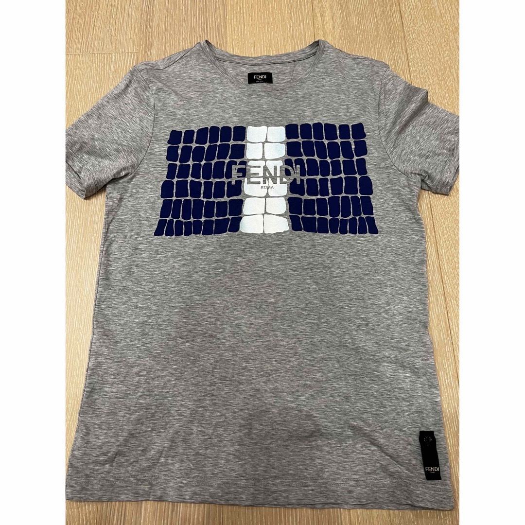 FENDI フェンディ Tシャツ 半袖 カットソー ロゴ ズッカ ホワイト 白