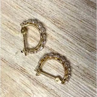 10Kダイヤモンド　エタニティピアス　小ぶり(ピアス)