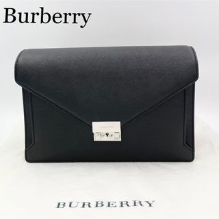 バーバリー(BURBERRY)の【ほぼ新品】バーバリー サフィアーノレザー クラッチバッグ(セカンドバッグ/クラッチバッグ)