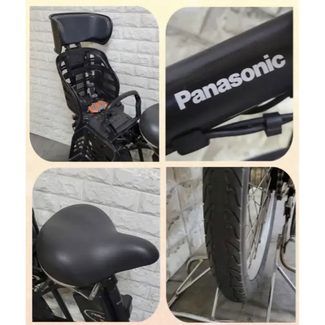 Panasonic(パナソニック)の高年式✨美品✨大容量8Ah✨室内保管✨パナソニック ギュット　子供乗せ電動自転車 スポーツ/アウトドアの自転車(自転車本体)の商品写真