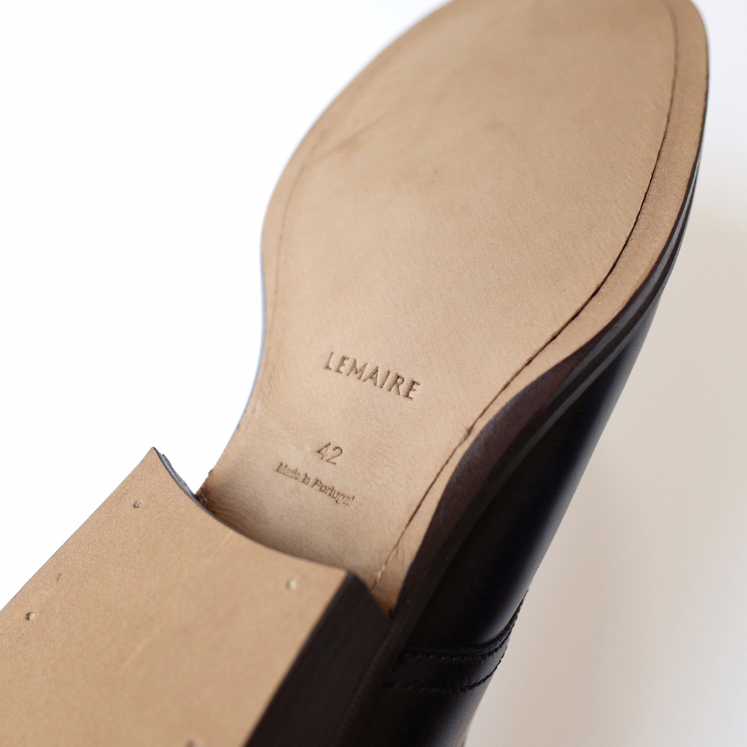 新品正規品 Lemaire スクエアトゥ ダービーシューズ