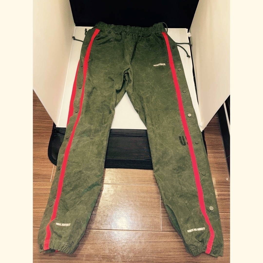 READYMADE(レディメイド)のREADYMADE【SIDE SNAP TRACK PANTS】size:2 メンズのパンツ(ワークパンツ/カーゴパンツ)の商品写真