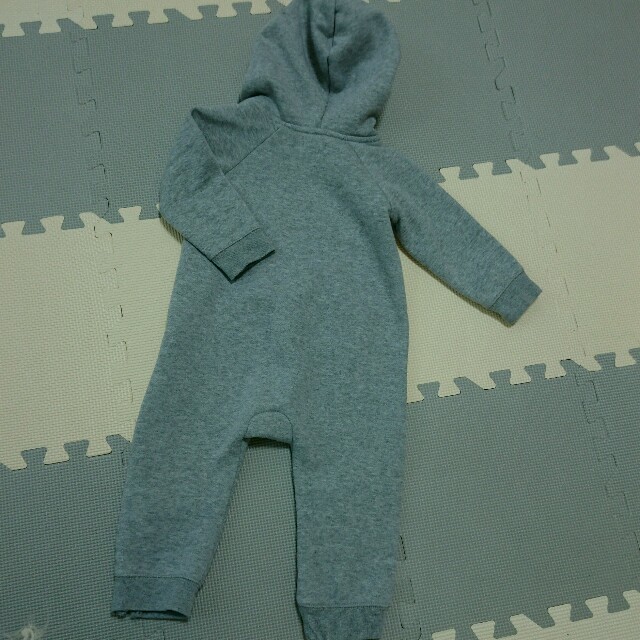 babyGAP(ベビーギャップ)のbabyGAP ロゴパーカー カバーオール キッズ/ベビー/マタニティのキッズ服男の子用(90cm~)(その他)の商品写真