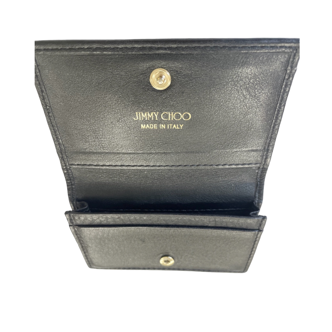 【特別価格！】極美品　JIMMYCHOO　カードケース　名刺入れ　ブラック