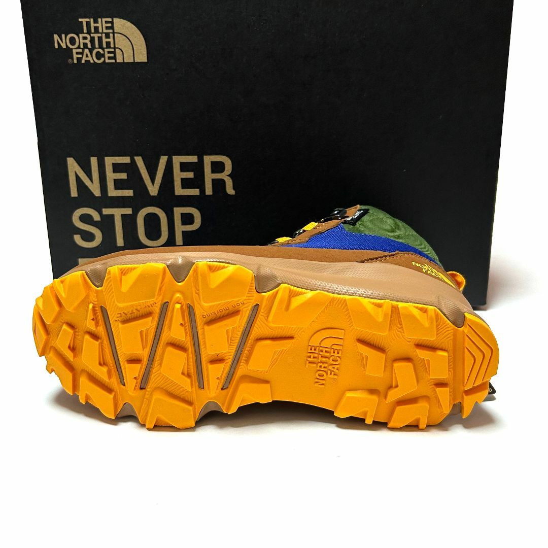 THE NORTH FACE(ザノースフェイス)の新品 箱あり　ノースフェイス　20cm　キッズ　トレッキンズ シューズ　カーキ キッズ/ベビー/マタニティのキッズ靴/シューズ(15cm~)(アウトドアシューズ)の商品写真