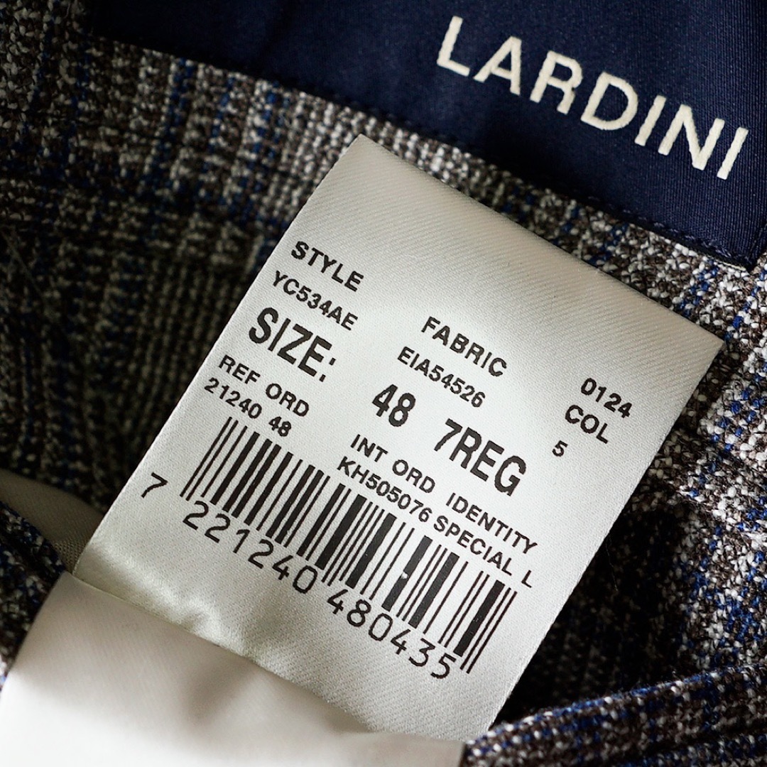 LARDINI - 新品正規ブートニエール付LARDINIラルディーニシルクウール