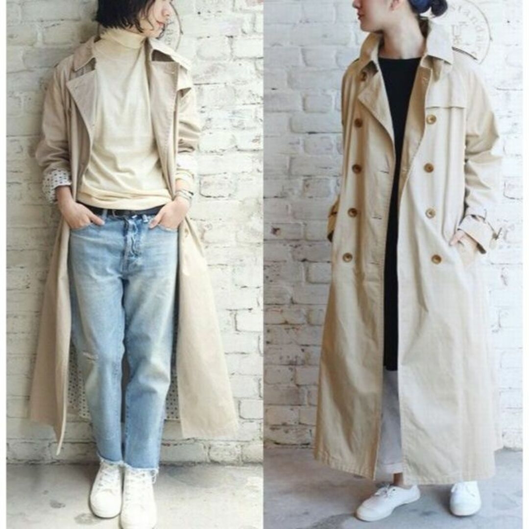 完売品】 ジャーナルスタンダード LUXE マキシ丈トレンチ-