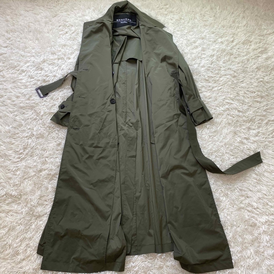 セール特別価格 Max Mara ロングコート カーキ ブラウン 40 ジャケット