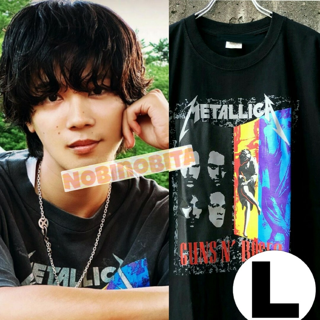 King & Prince(キングアンドプリンス)のL/半袖/ METALLICA×GunsN'Roses メンズのトップス(Tシャツ/カットソー(半袖/袖なし))の商品写真