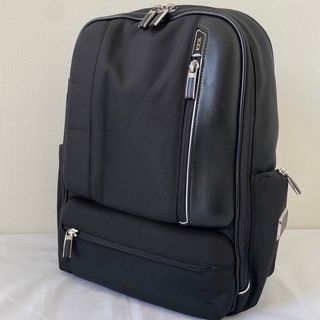 トゥミ(TUMI)のTUMI リュック バッグパック ARRIVE ブラック ナイロン レザー(バッグパック/リュック)