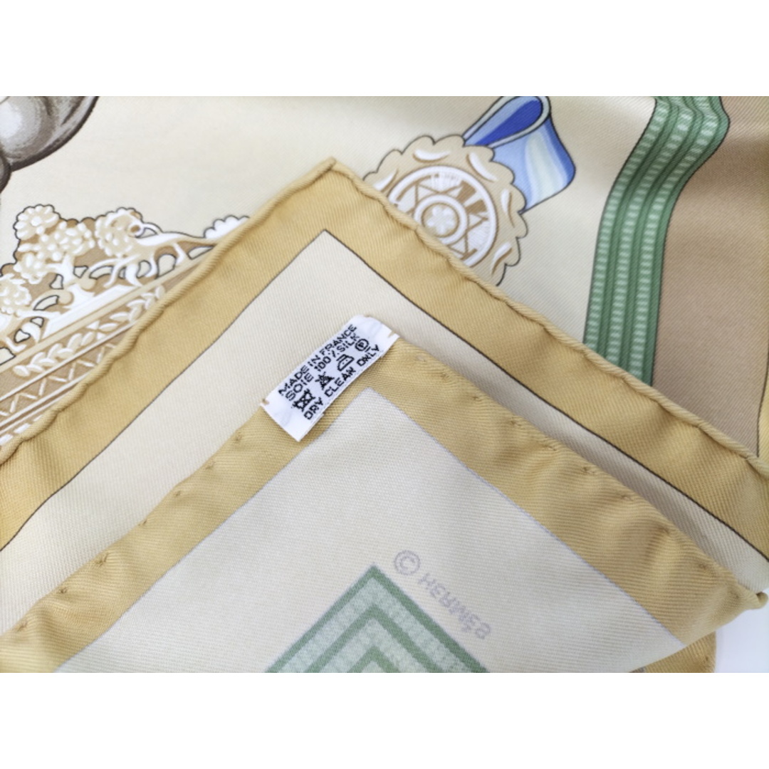 HERMES - HERMES カレ 90 スカーフ ホースプリント 騎馬 シルク HERMES - HERMES カレ 90 スカーフ ホースプリント 騎馬 シルク