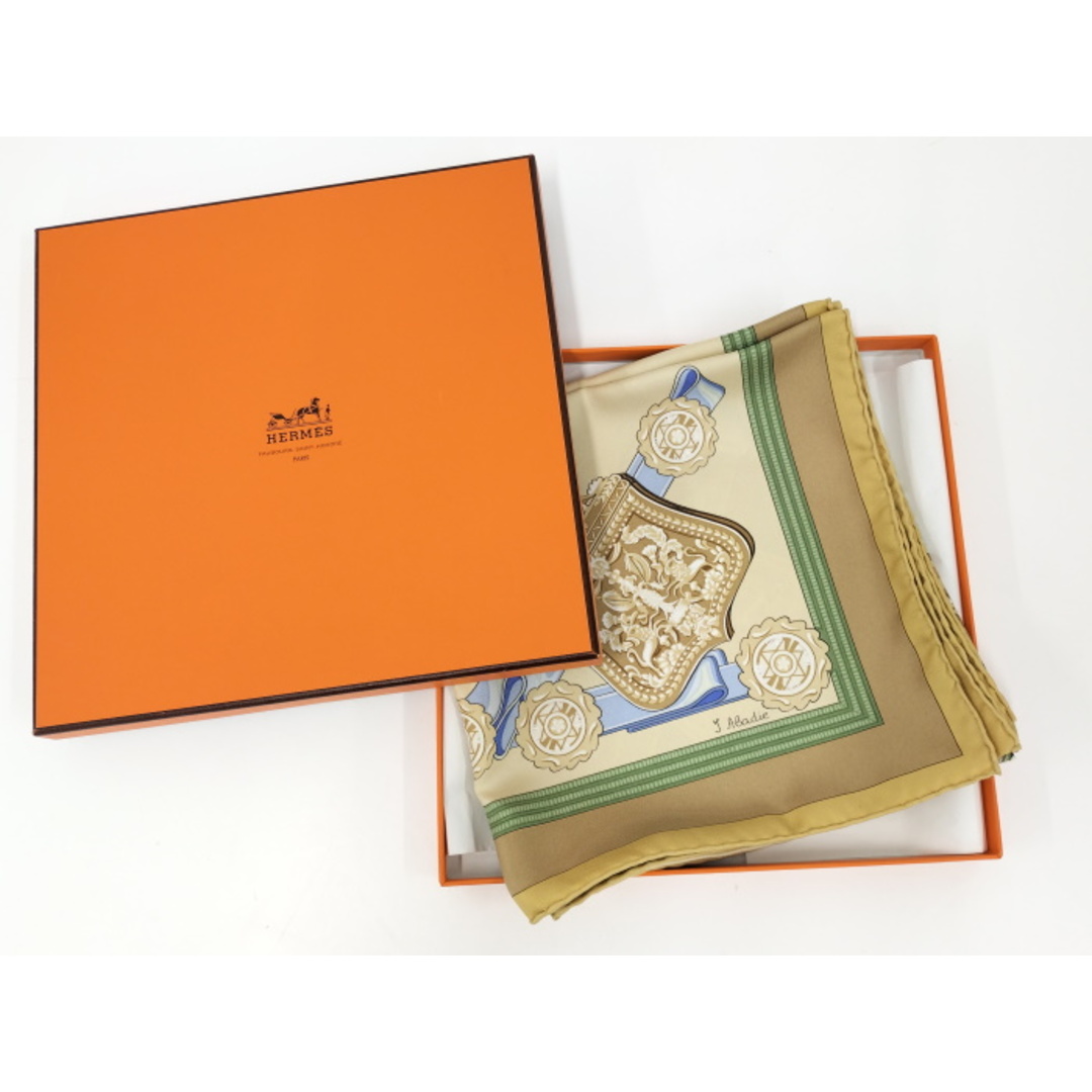 HERMES - HERMES カレ 90 スカーフ ホースプリント 騎馬 シルク HERMES - HERMES カレ 90 スカーフ ホースプリント 騎馬 シルク